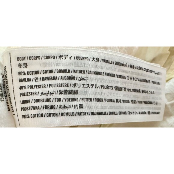 Abercrombie & Fitch Emerson Poplin Puffy Sleeve Midi Dress Moss Green Petite S - Picture 14 of 14